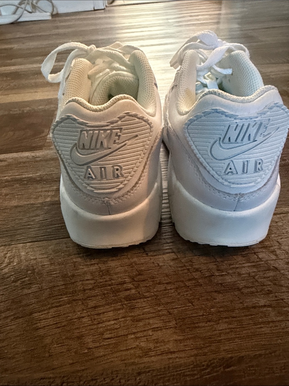 Nike Air Max Youth White Lace-Up Sneakers - Picture 2 of 4
